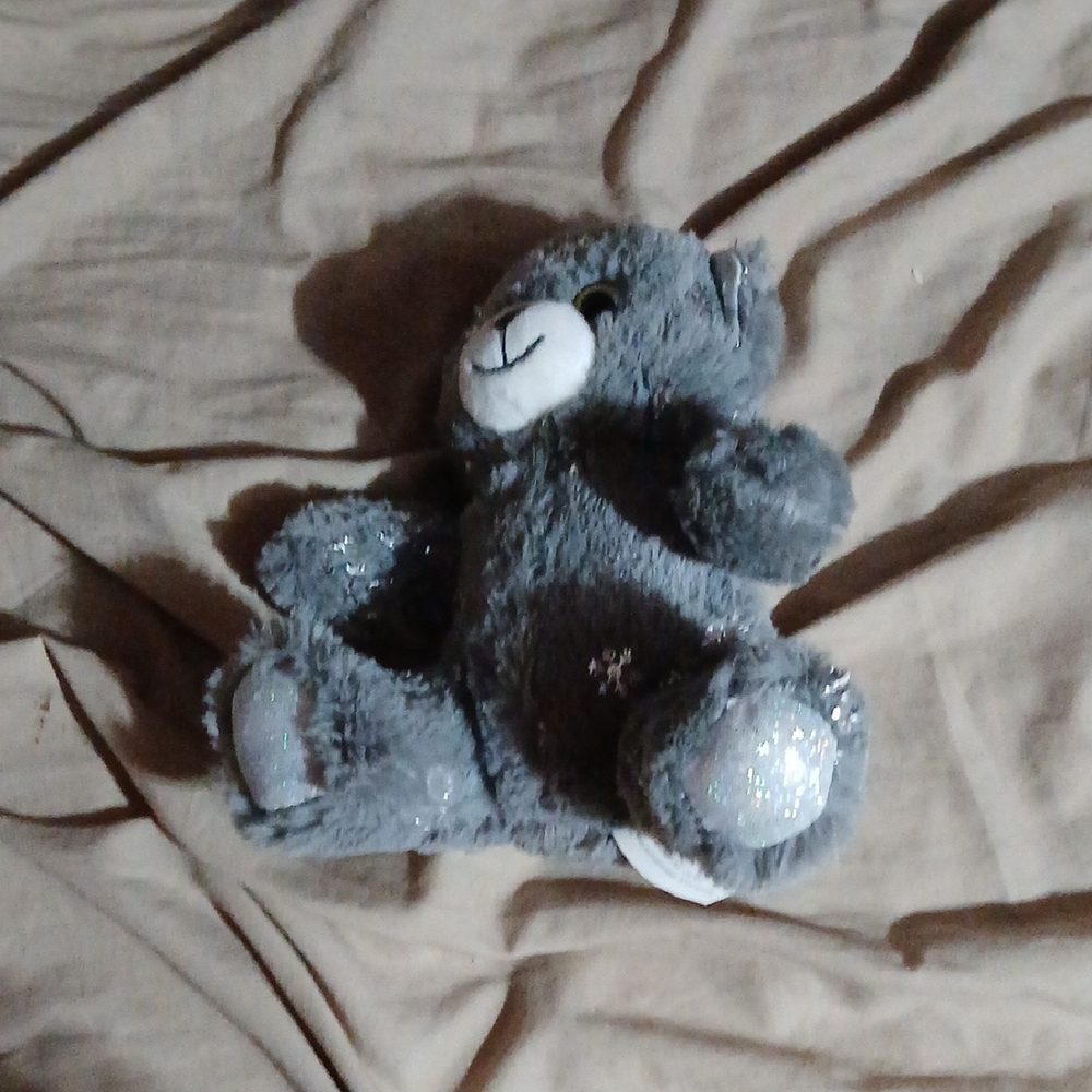 Gray Plush Teddy Bear